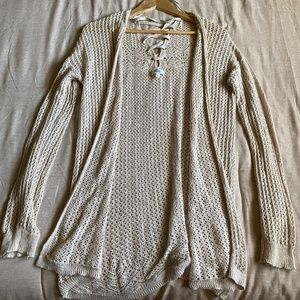 Tan MUDD Cardigan